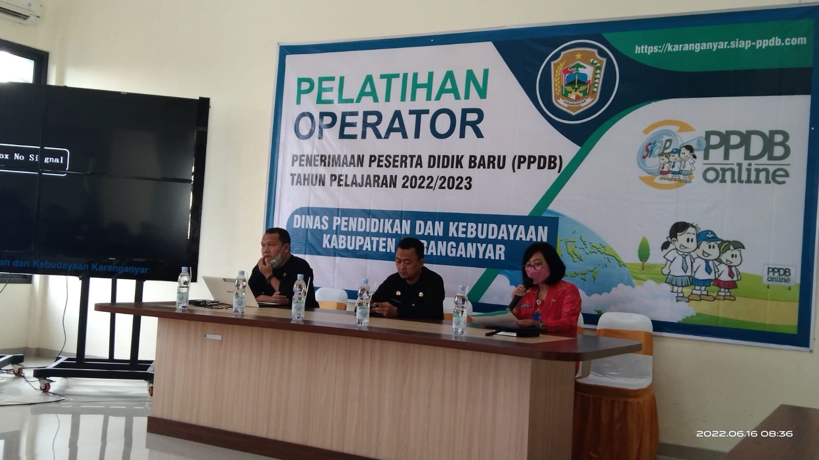 Dinas Pendidikan mengadakan Pelatihan Operator Penerimaan Peserta Didik Baru (PPDB) Tahun Pelajaran 2022/2023