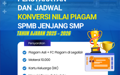 INFORMASI SPMB ( KONVERSI NILAI PIAGAM SPMB JENJANG SMP )